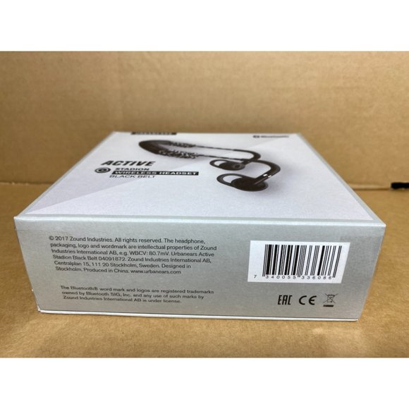 Wireless Headphones Black Belt Urbanears Stadion Active Bluetooth Headset - Picture 4 of 8